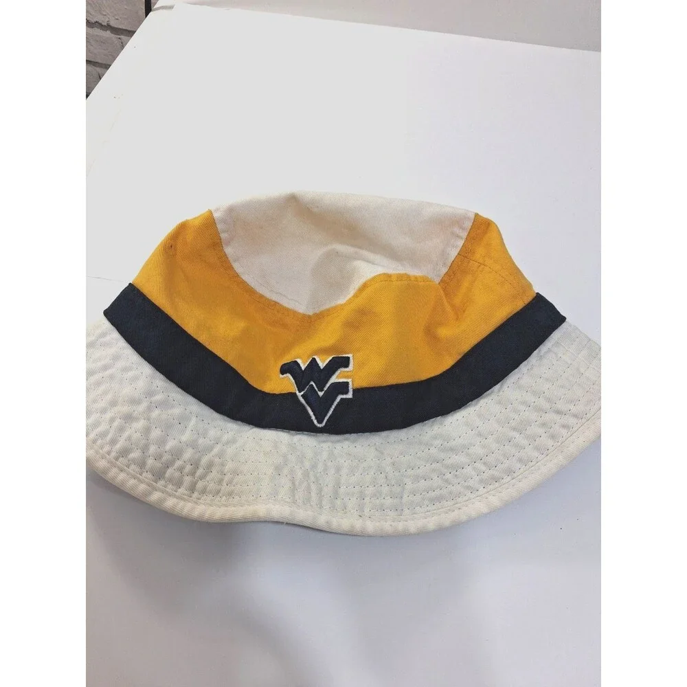 West Virginia Mountaineers Univ. Vtg NCAA College Sports Bucket Hat Outdoor Cap